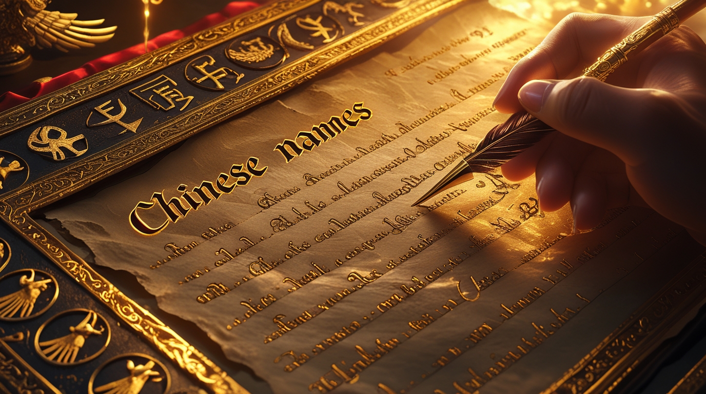 Chinese Names Illustration