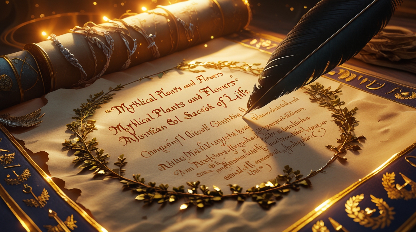 Mythological Flowers and Plants from Greek Mythology